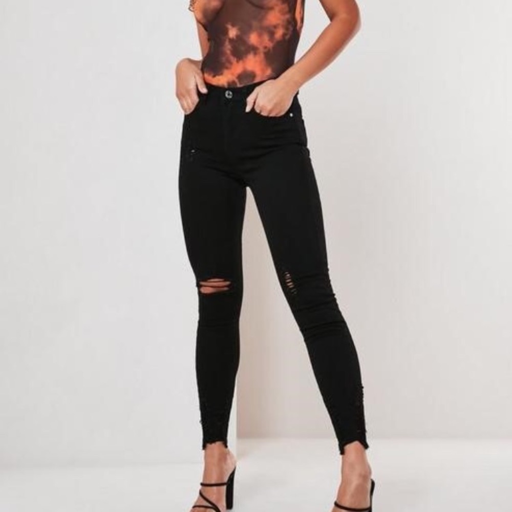Highwaisted Black Jeans